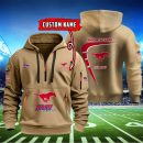 SMU Mustangs Quarter Zip Hoodie