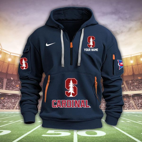 Stanford Cardinal Quarter Zip Hoodie Set - Image 3