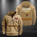 Tampa Bay Buccaneers Golden Logo NFL Quarter Zip Hoodie