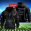 Utah State Aggies Quarter Zip Hoodie Ver 16