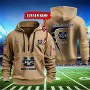Utah State Aggies Quarter Zip Hoodie Ver 16