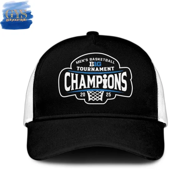 Michigan Wolverines 2025 Big Ten Conference Tournament Champions Quarter Zip Hoodie - Image 3