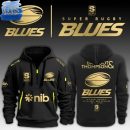 Blues Super Rugby Pacific Quarter Zip Hoodie