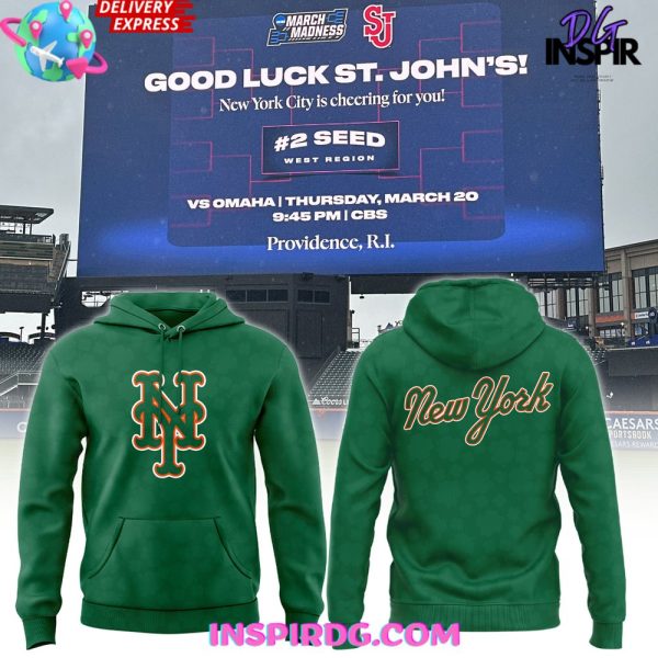 New York Mets St. Patrick’s Day 2025 Hoodie