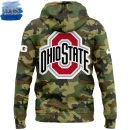 Ohio State Buckeyes Our Honor Defend Military Camo Hoodie