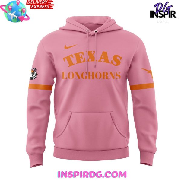 Texas Longhorns x Hello Kitty 2024 Pink Hoodie - Image 2