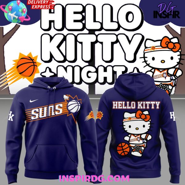 Phoenix Suns Hello Kitty Night 2025 Purple Hoodie