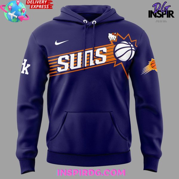 Phoenix Suns Hello Kitty Night 2025 Purple Hoodie - Image 2