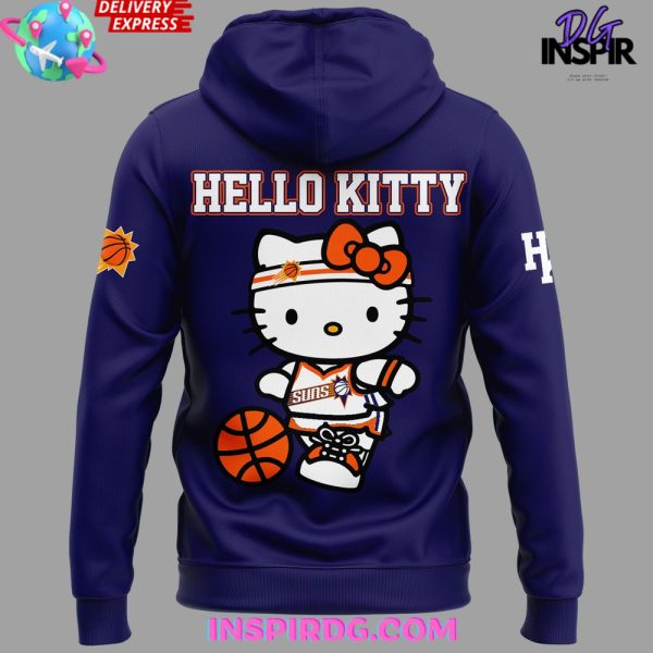 Phoenix Suns Hello Kitty Night 2025 Purple Hoodie - Image 3