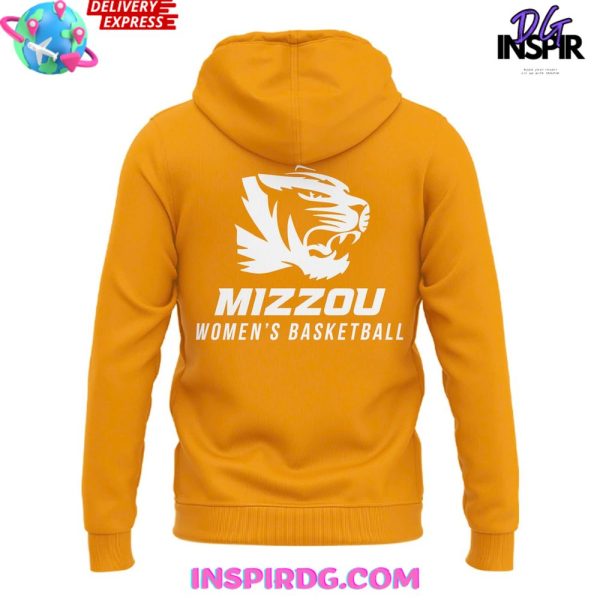 Missouri Tigers Women’s Basketball 2025 Orange Hoodie - Image 3