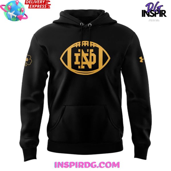Marcus Freeman Notre Dame Fighting Irish Black Hoodie - Image 2