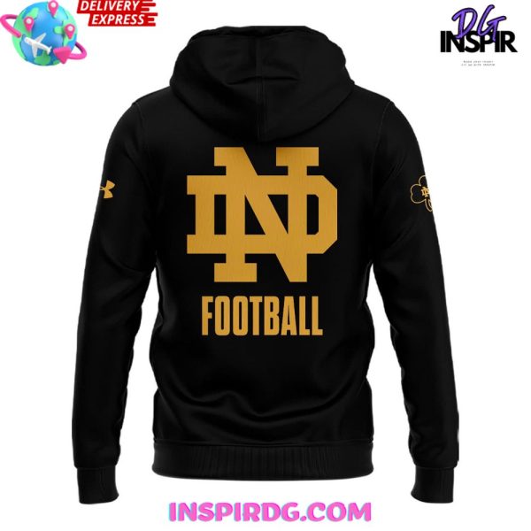 Marcus Freeman Notre Dame Fighting Irish Black Hoodie - Image 3