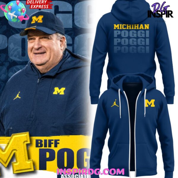 BIFF Poggi Michigan Wolverines 2025 Hoodie - Image 3