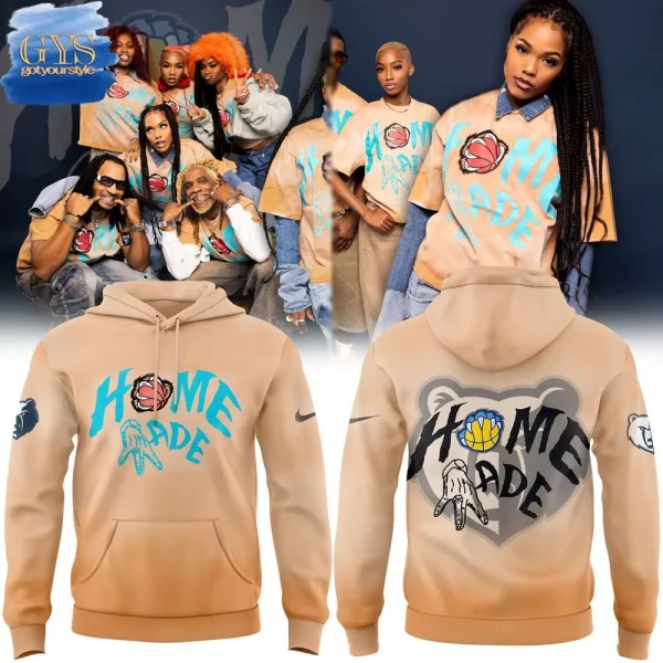 Memphis Grizzlies Home Made Collection Limited Edition Hoodie