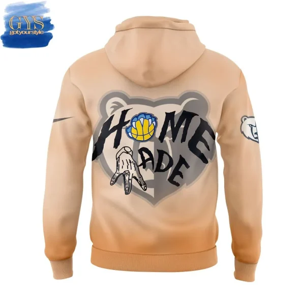 Memphis Grizzlies Home Made Collection Limited Edition Hoodie - Image 3