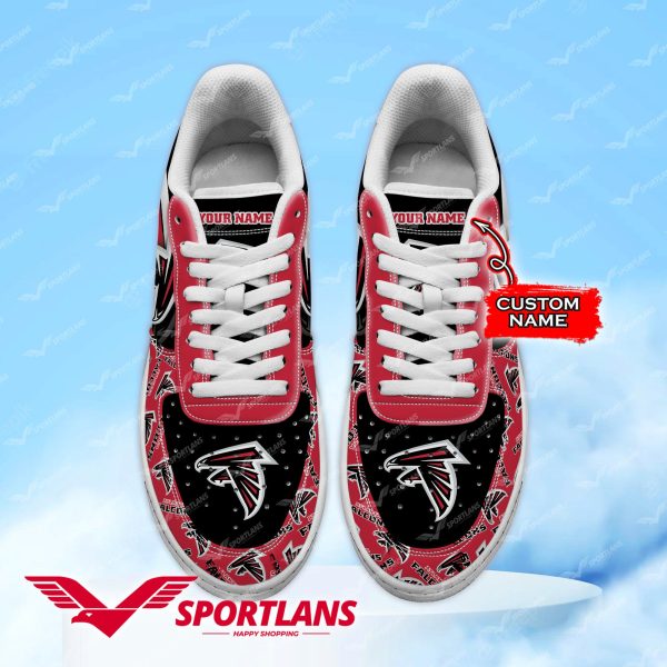 Atlanta Falcons NFL Air Low-Top Sneakers Shoes For Men And Women - Image 2
