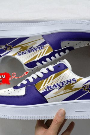 Baltimore Ravens NFL Air Low-Top Sneakers Shoes For Men And Women