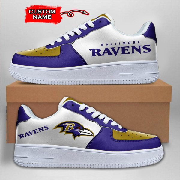 Baltimore Ravens NFL Air Low-Top Sneakers Shoes For Men And Women 0