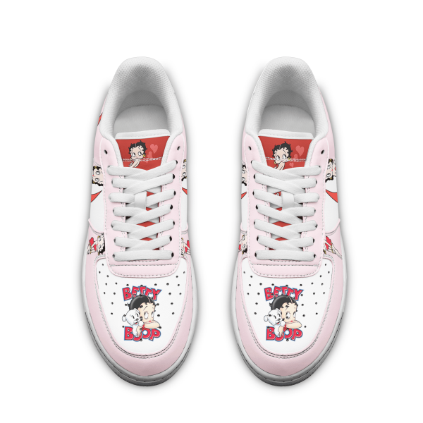 Betty Boop Air Low-Top Sneakers Shoes For Men And Women - Image 4