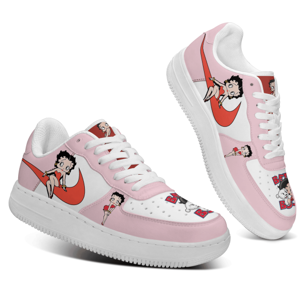 Betty Boop Air Low-Top Sneakers Shoes For Men And Women - Image 5