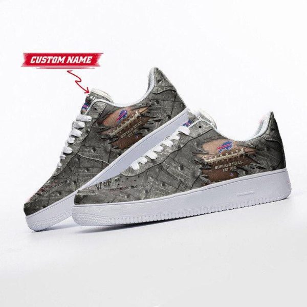 Buffalo Bills NFL Air Low-Top Sneakers Shoes For Men And Women - Image 2