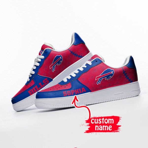 Buffalo Bills NFL Air Low-Top Sneakers Shoes For Men And Women - Image 3