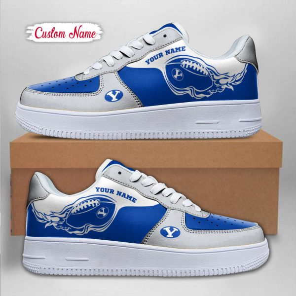 BYU Cougars NCAA Air Low-Top Sneakers Shoes For Men And Women - Image 2