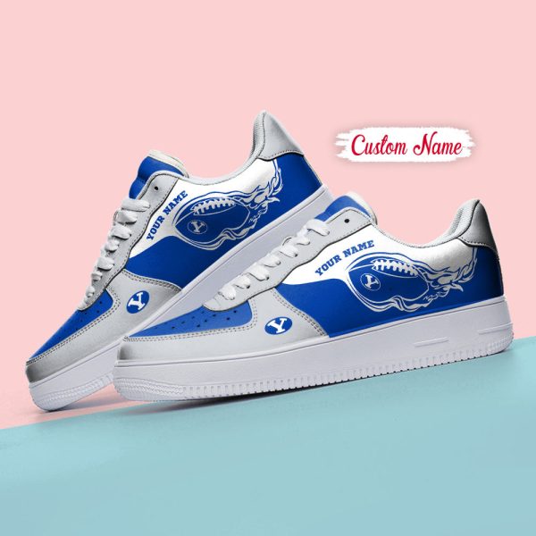BYU Cougars NCAA Air Low-Top Sneakers Shoes For Men And Women - Image 4