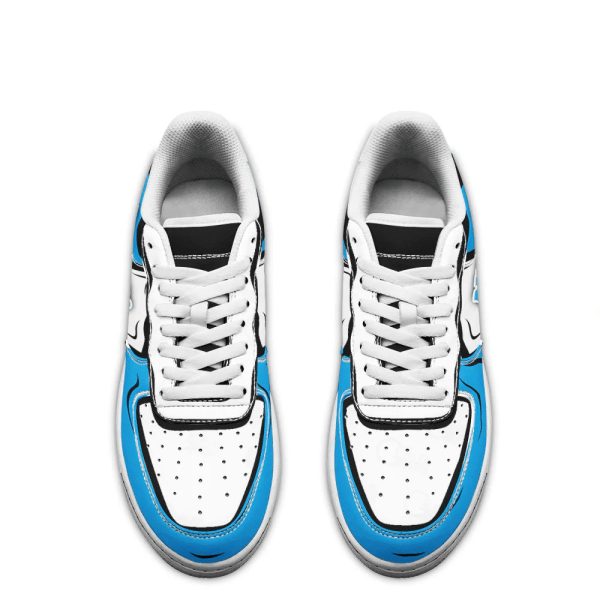 Carolina Panthers NFL Air Low-Top Sneakers Shoes For Men And Women - Image 2
