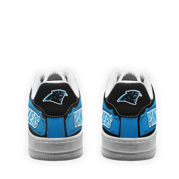 Carolina Panthers NFL Air Low-Top Sneakers Shoes For Men And Women - Image 3