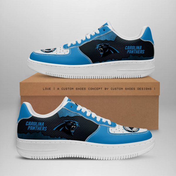 Carolina Panthers NFL Air Low-Top Sneakers Shoes For Men And Women