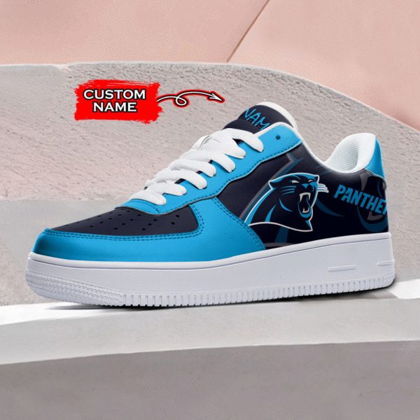 Carolina Panthers NFL Air Low-Top Sneakers Shoes For Men And Women - Image 2