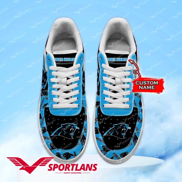 Carolina Panthers NFL Air Low-Top Sneakers Shoes For Men And Women - Image 2
