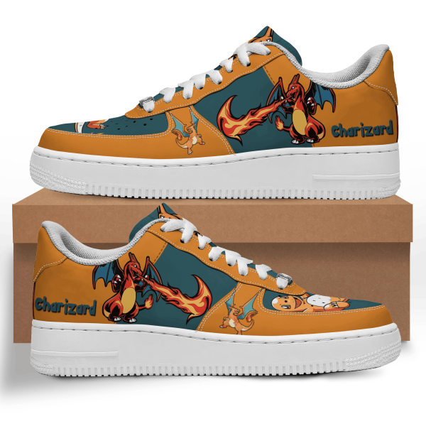 Charizard Air Low-Top Sneakers Shoes For Men And Women - Image 2
