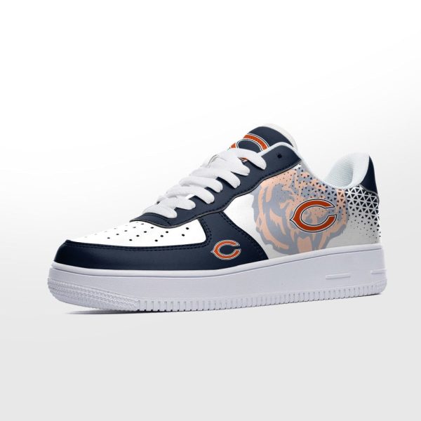 Chicago Bears NFL Air Low-Top Sneakers Shoes For Men And Women - Image 2