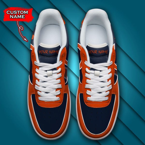 Chicago Bears NFL Air Low-Top Sneakers Shoes For Men And Women - Image 4