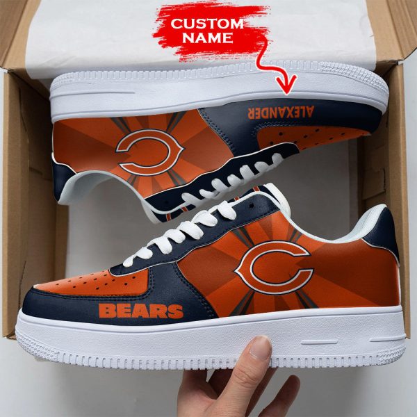Chicago Bears NFL Air Low-Top Sneakers Shoes For Men And Women