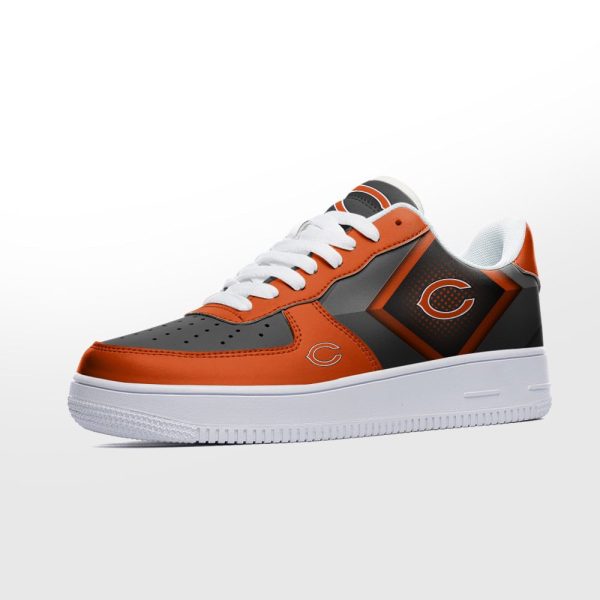 Chicago Bears NFL Air Low-Top Sneakers Shoes For Men And Women - Image 2