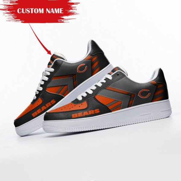 Chicago Bears NFL Air Low-Top Sneakers Shoes For Men And Women - Image 2