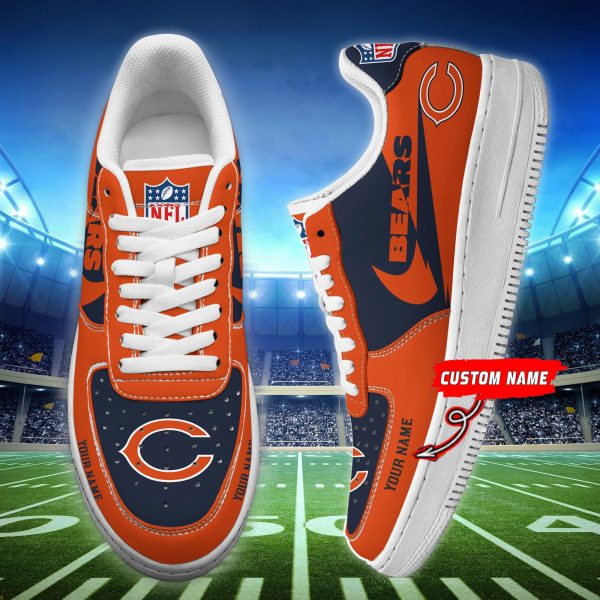 Chicago Bears NFL Air Low-Top Sneakers Shoes For Men And Women