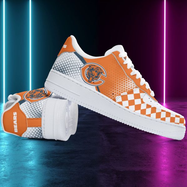 Chicago Bears NFL Air Low-Top Sneakers Shoes For Men And Women - Image 2