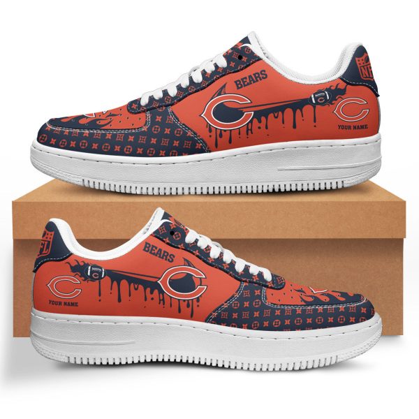 Chicago Bears NFL Air Low-Top Sneakers Shoes For Men And Women 0