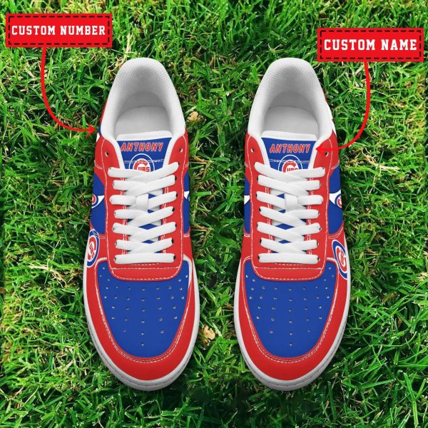 Chicago Cubs MLB Air Low-Top Sneakers Shoes For Men And Women - Image 2