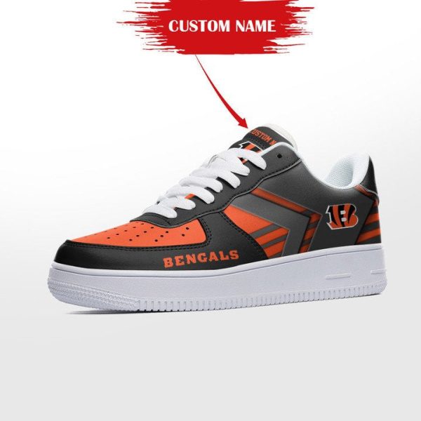 Cincinnati Bengals NFL Air Low-Top Sneakers Shoes For Men And Women - Image 3