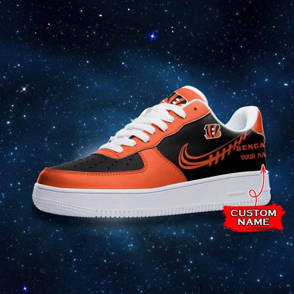 Cincinnati Bengals NFL Air Low-Top Sneakers Shoes For Men And Women - Image 2