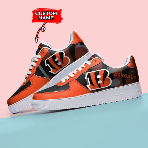 Cincinnati Bengals NFL Air Low-Top Sneakers Shoes For Men And Women - Image 3