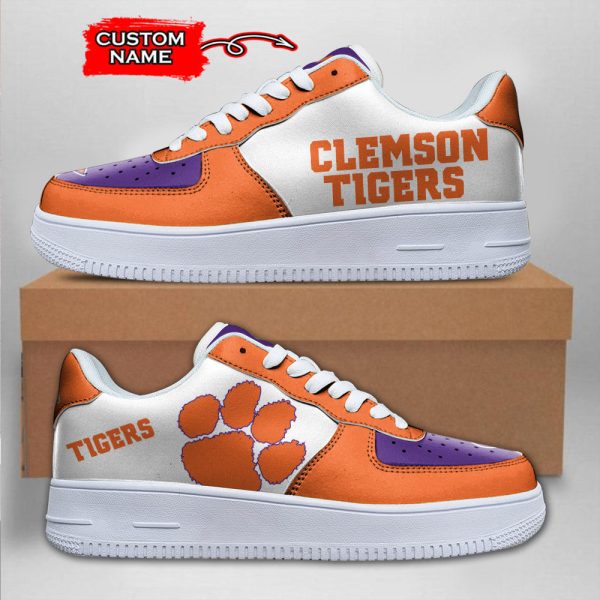 Clemson Tigers NCAA Air Low-Top Sneakers Shoes For Men And Women