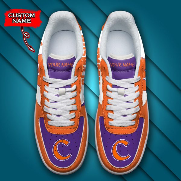 Clemson Tigers NCAA Air Low-Top Sneakers Shoes For Men And Women - Image 4