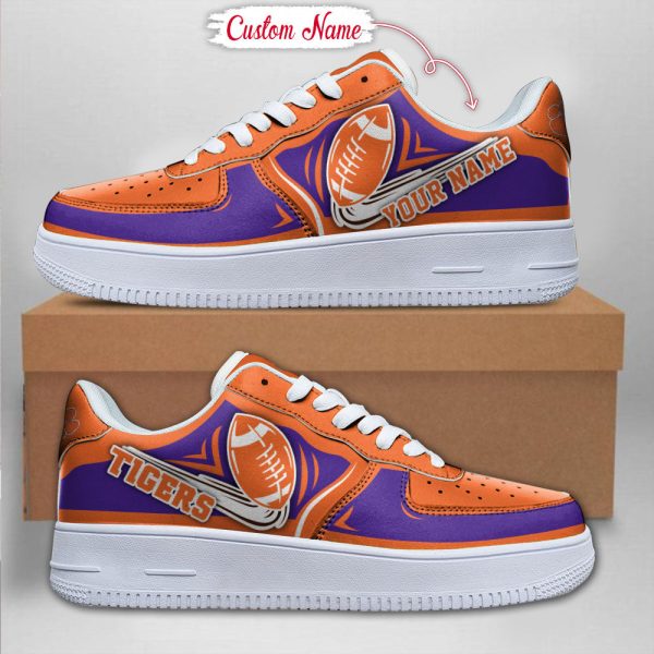 Clemson Tigers NCAA Air Low-Top Sneakers Shoes For Men And Women - Image 2