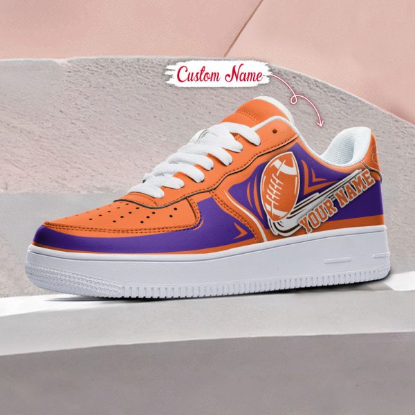 Clemson Tigers NCAA Air Low-Top Sneakers Shoes For Men And Women - Image 3
